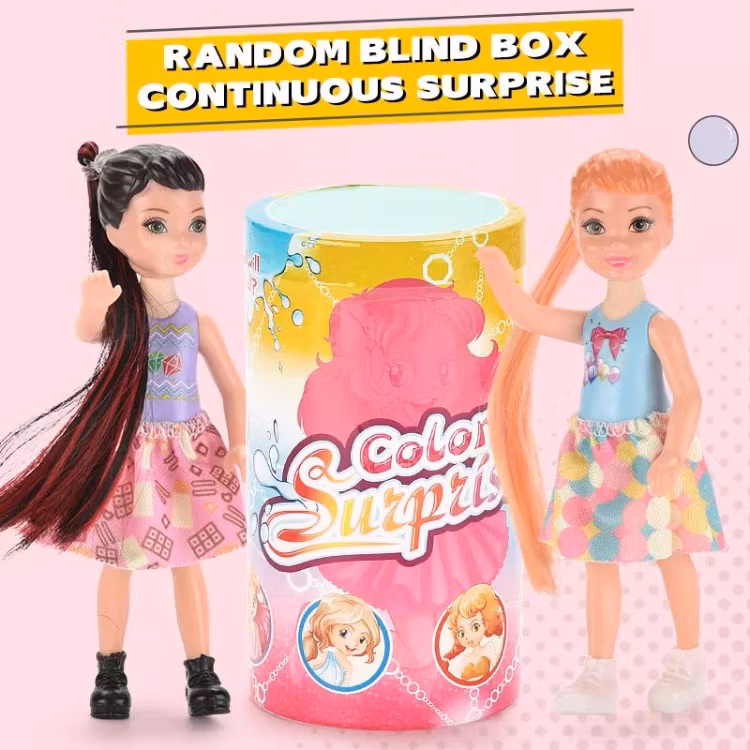 Babydocka - Överraskning förändring -Tvättbara Barbie Doll Leksaker-5,5 tum