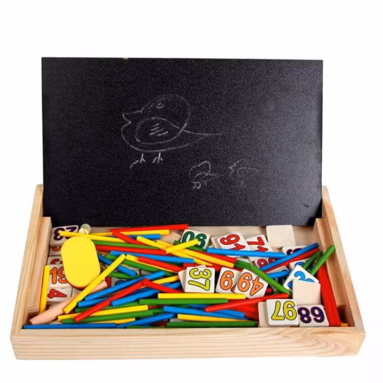 Multifunktionella räknestavar och matematik - Montessori leksaker