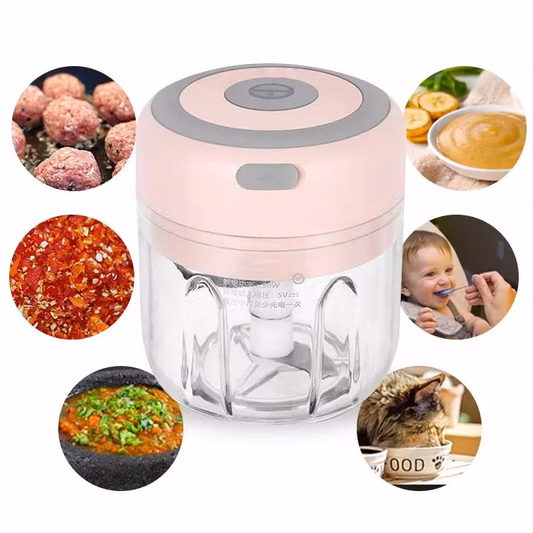 Wireless mini electric food chopper