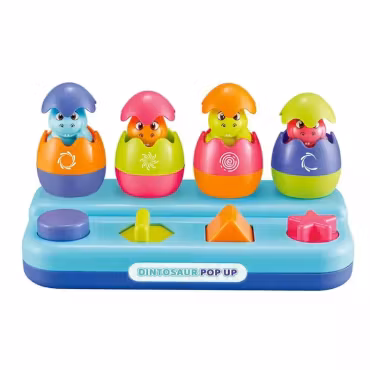 Högkvalitativ pedagogisk babyleksak - Dinosaurieägg