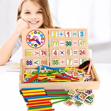 Multifunktionella räknestavar och matematik - Montessori leksaker
