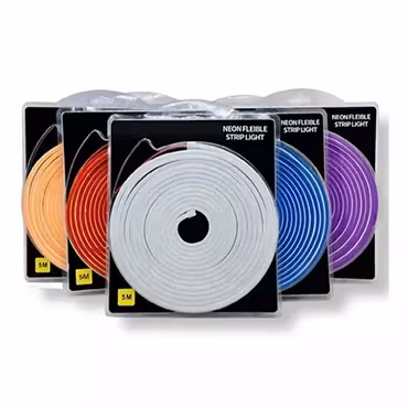 Waterproof Neon Flexible Rope Light - Silicone Neon LED Strips Light -5M