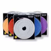 Vattentät Neon flexibelt repljus - Silikon neon LED Strips ljus -5M