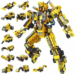 Engineering Transformation Bil Deformation Robot 576 st Byggklossar Set