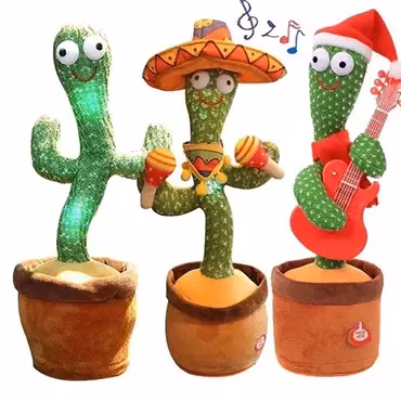 Dancing and Singing Cactus - Rechargeable