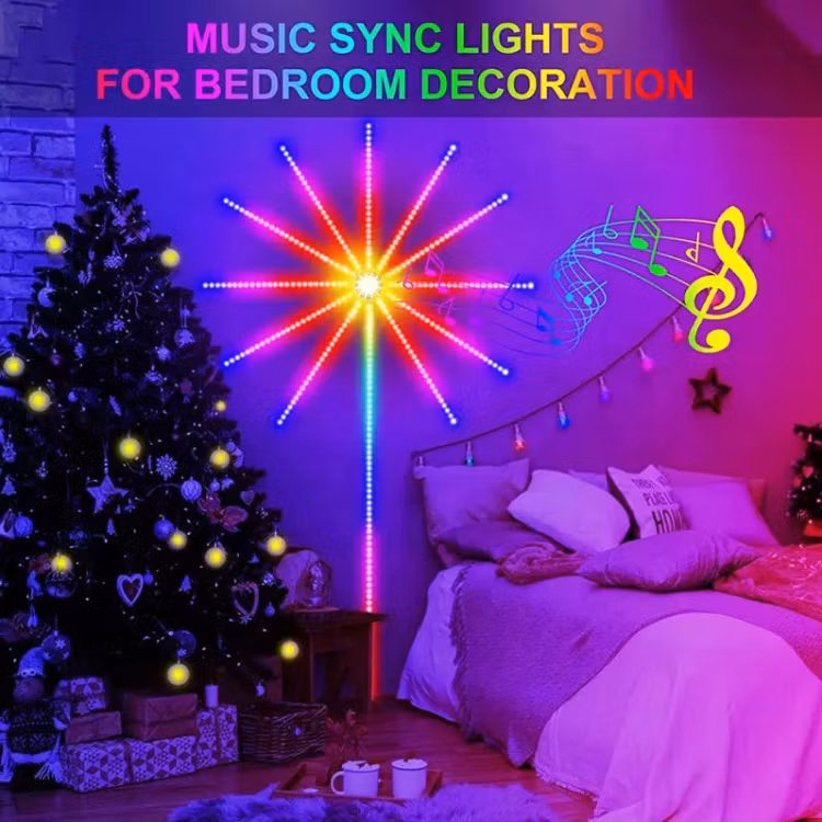 Fyrverkeri Smart WIFI - Bluetooth LED - RGBIC