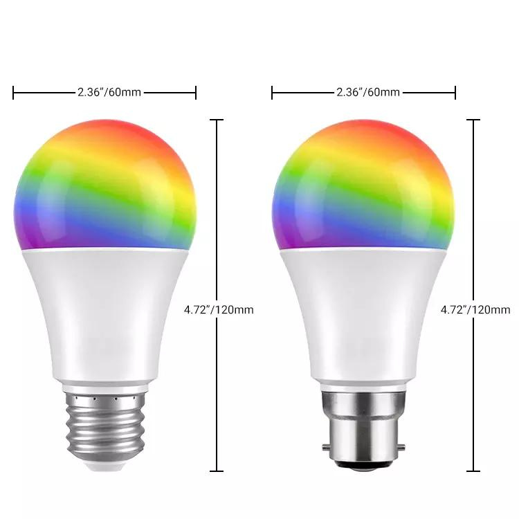 Smart WiFi- Energibesparande glödlampa LED A60 E27 RGBCW