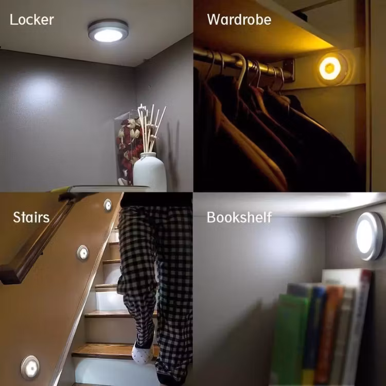 LED-Nattlampa med rörelsesensor