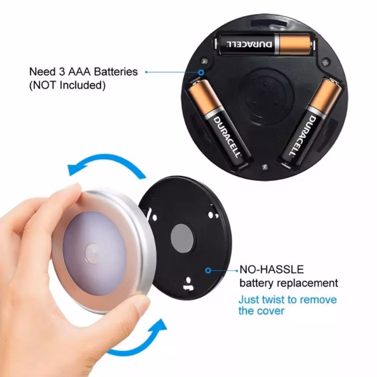 LED-Nattlampa med rörelsesensor