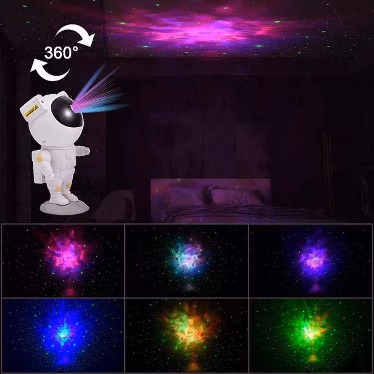 Astronaut Star Projector - Multi-colour night lamp