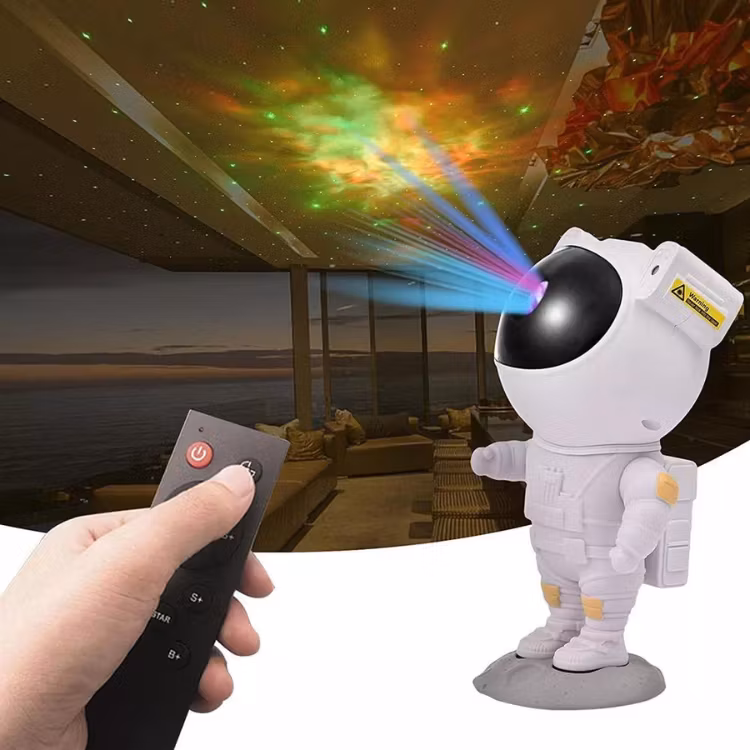 Astronaut Star Projector - Multi-colour night lamp