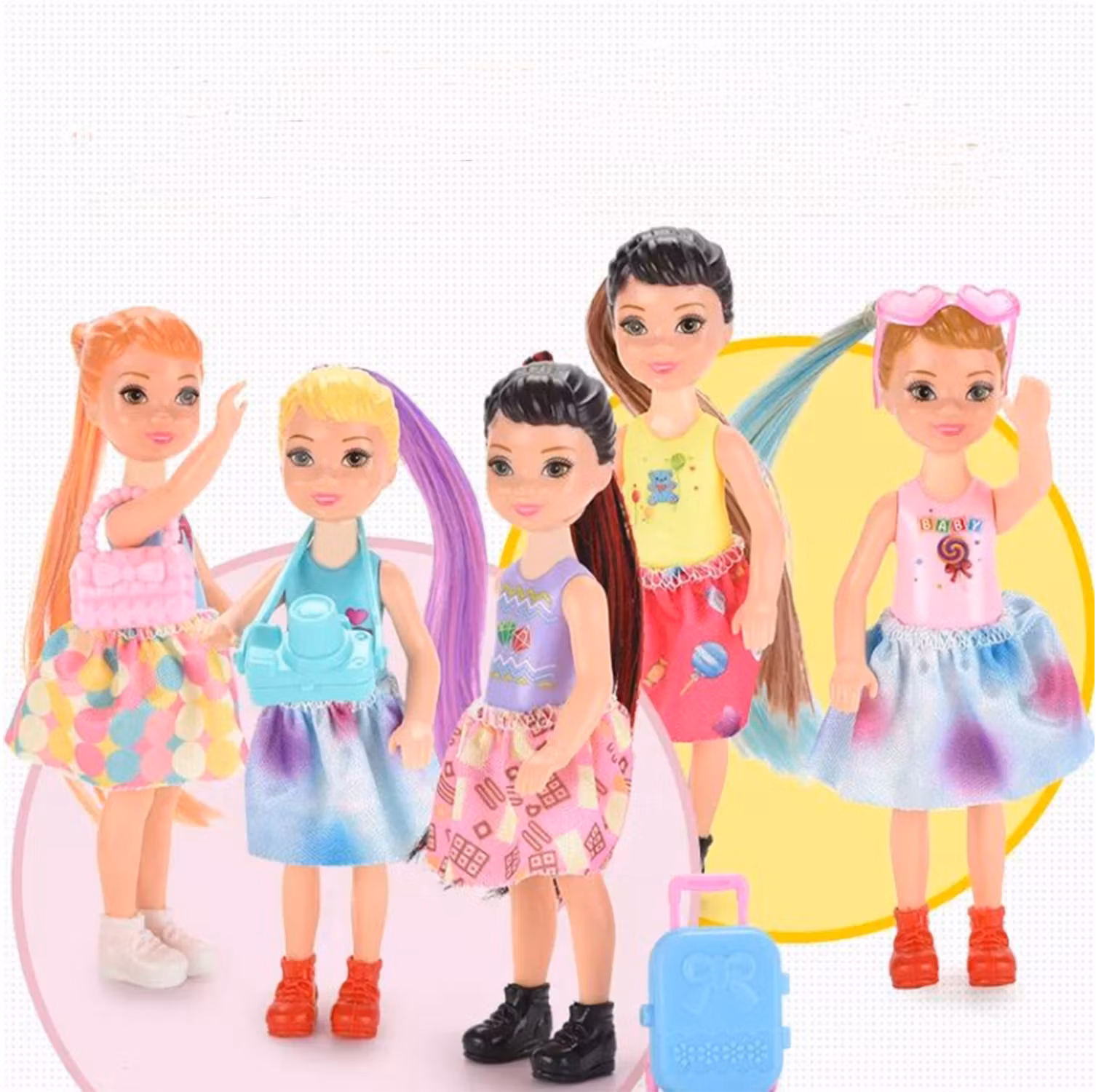 Babydocka - Överraskning förändring -Tvättbara Barbie Doll Leksaker-5,5 tum