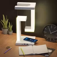 Bordslampa LED - Magnetiskt trådlös laddare - 4 i 1
