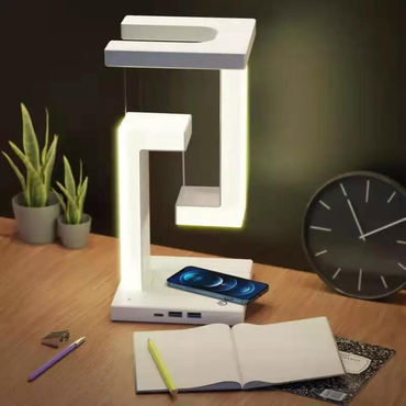 Bordslampa LED - Magnetiskt trådlös laddare - 4 i 1