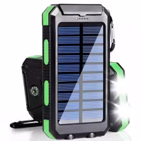 Utomhus mobil laddare, med solceller Powerbank- 20000mAh
