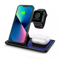 Trådlös laddstation 3 i 1 för Apple Iphone, i Watch och Airpod