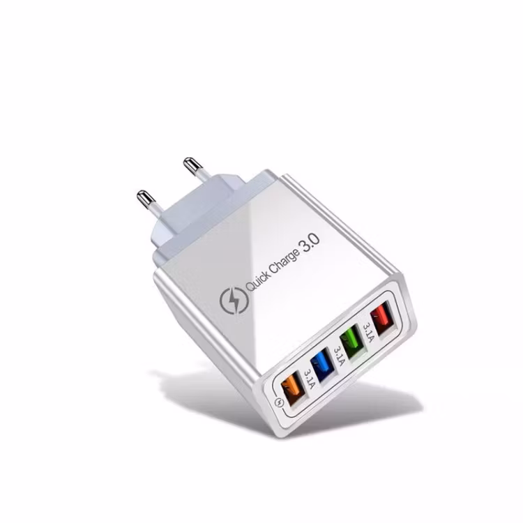 4 Port Quick Charge wall charger USB QC3.0