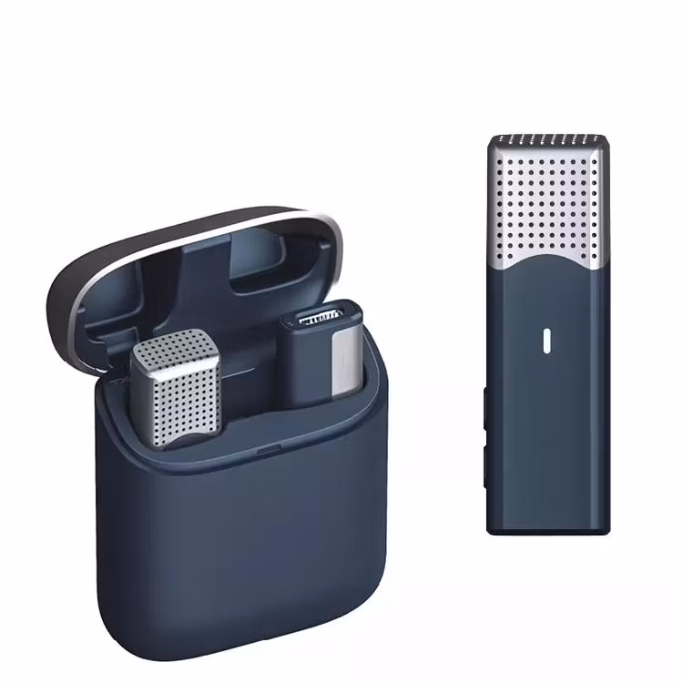 Mini trådlös mikrofon bärbar med smart brusreducering