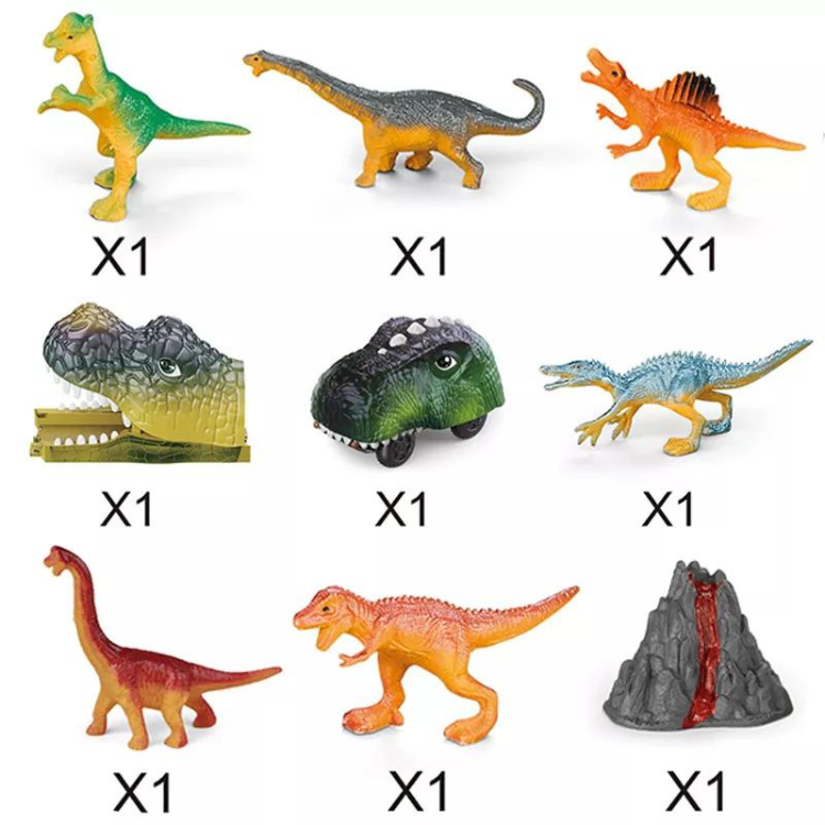 Jurassisk värld - Dinosauriespår Racingbil 183 St.