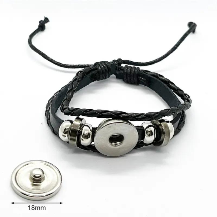 Palestinsk Flagga Kohud Armband med Justerbar