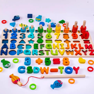 Pedagogiska Trä Montessori leksaker