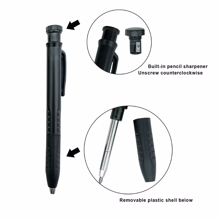 Deep hole marker Dry – 2.8 mm graphite & 6 colored pencils