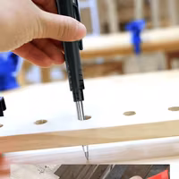 Djuphålsmärkpenna Dry – 2,8 mm grafit & 6 färgstift