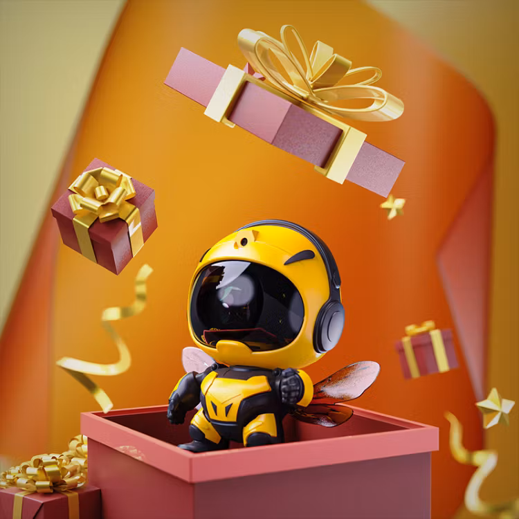 Galaxy Projector Kids with Colored Nebulas – Bi-Robot Lamp