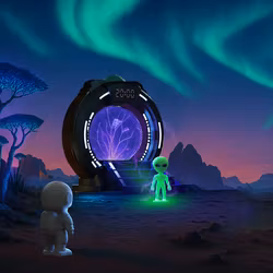 Plasma Ball Aurora Projektor – LED Nattlampa med Bluetooth, White Noise och Alarmklocka