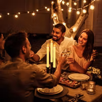 Electronic Flameless LED Candles – Waterproof White Taper Candles with Remote Control