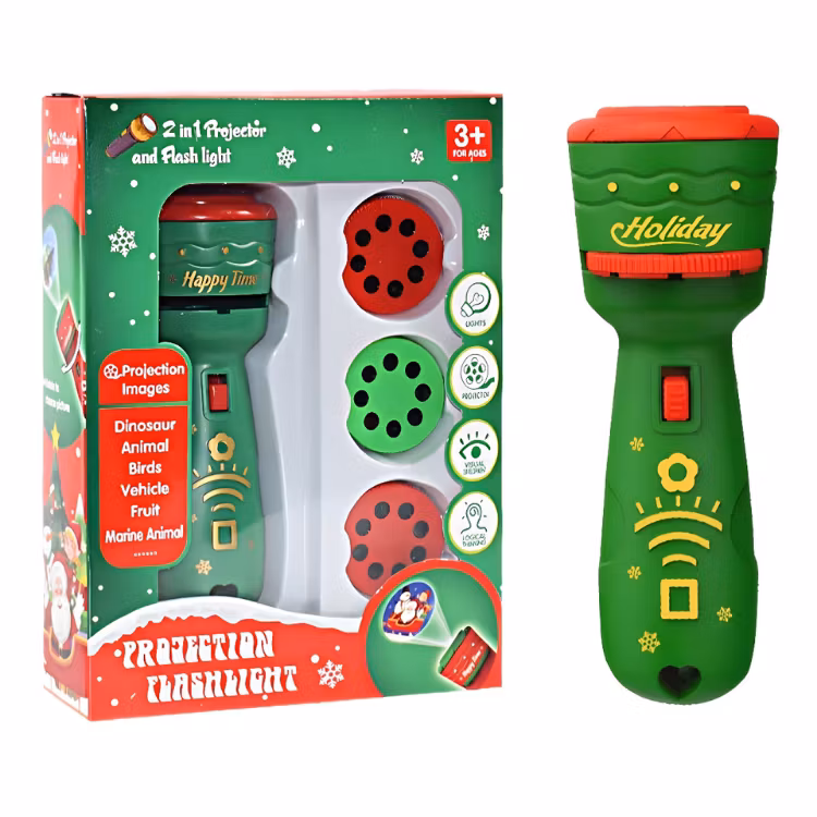 ficklampa projektor jul