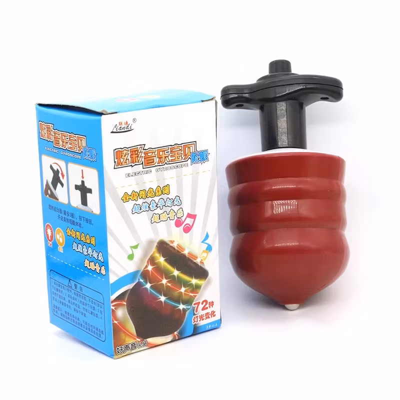 Snurrande Gyro-Leksäk för Barn med LED och Musik