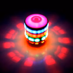 Snurrande Gyro-Leksäk för Barn med LED och Musik