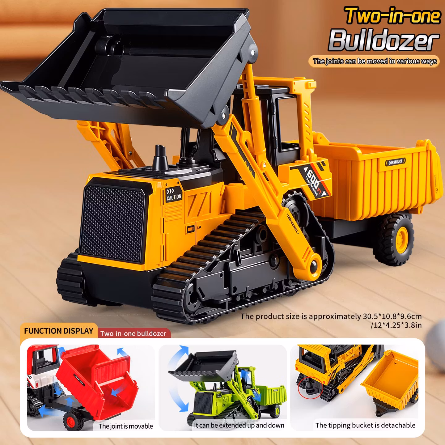 Leksaksbyggfordon set