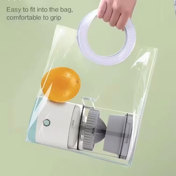 Uppladdningsbar Elektrisk Citruspress med USB-C – Portabel Juicer för Apelsin, Citron & Lime