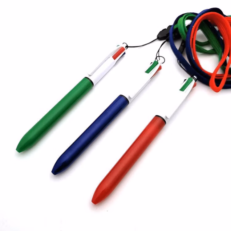 4-färgs Kulspetspenna med Klickfunktion – Smidig & Multifunktionell