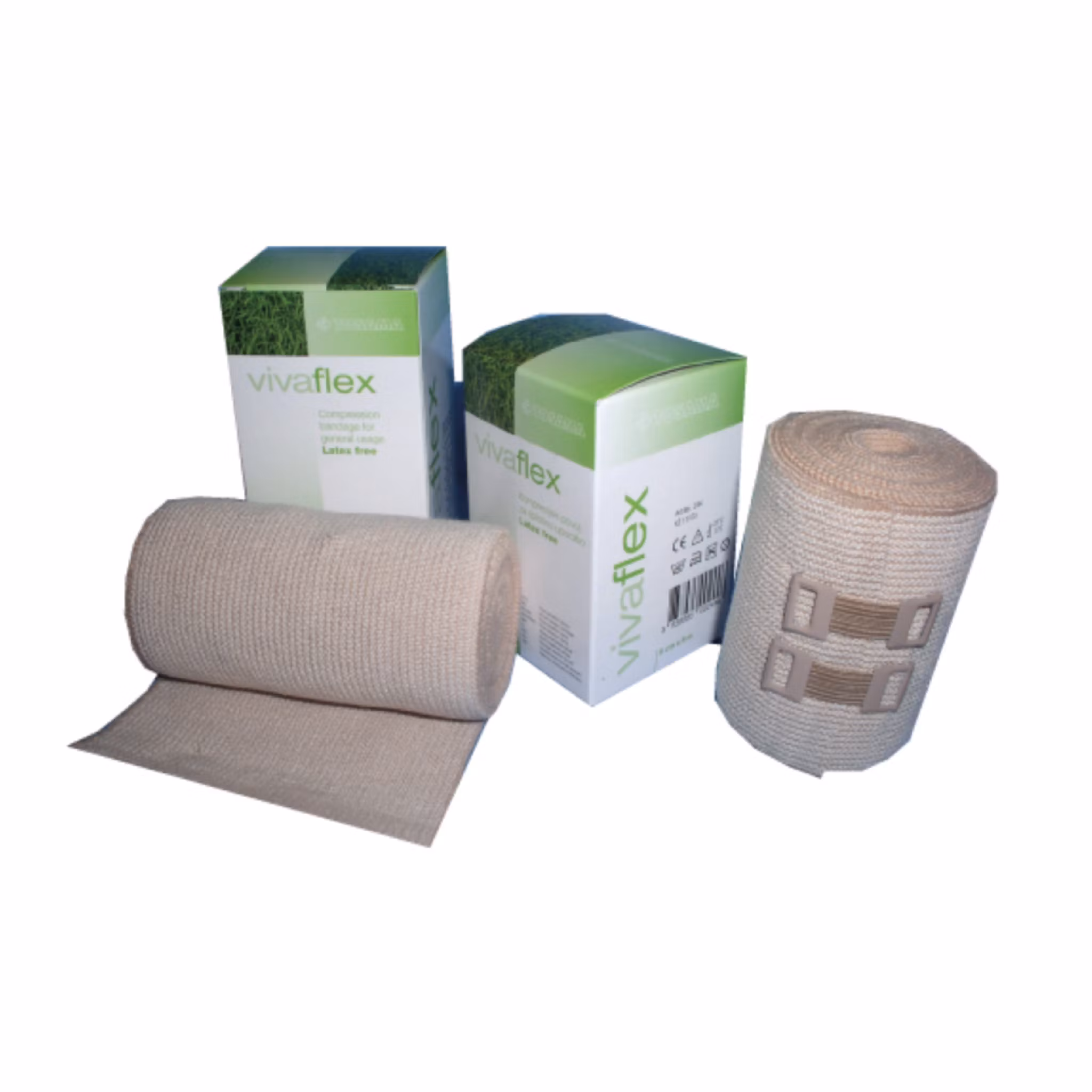 21604 Vivaflex, elastiskt kompressionsbandage, 10cmx5m, 1st