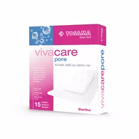 21209 Vivacare Pore, steril självhäftande kirurgisk kompress, 15-pack