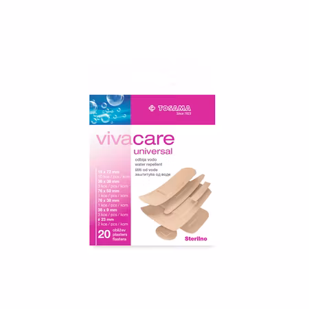 21202 Vivacare Universal, sterila universalplåster, 20-pack
