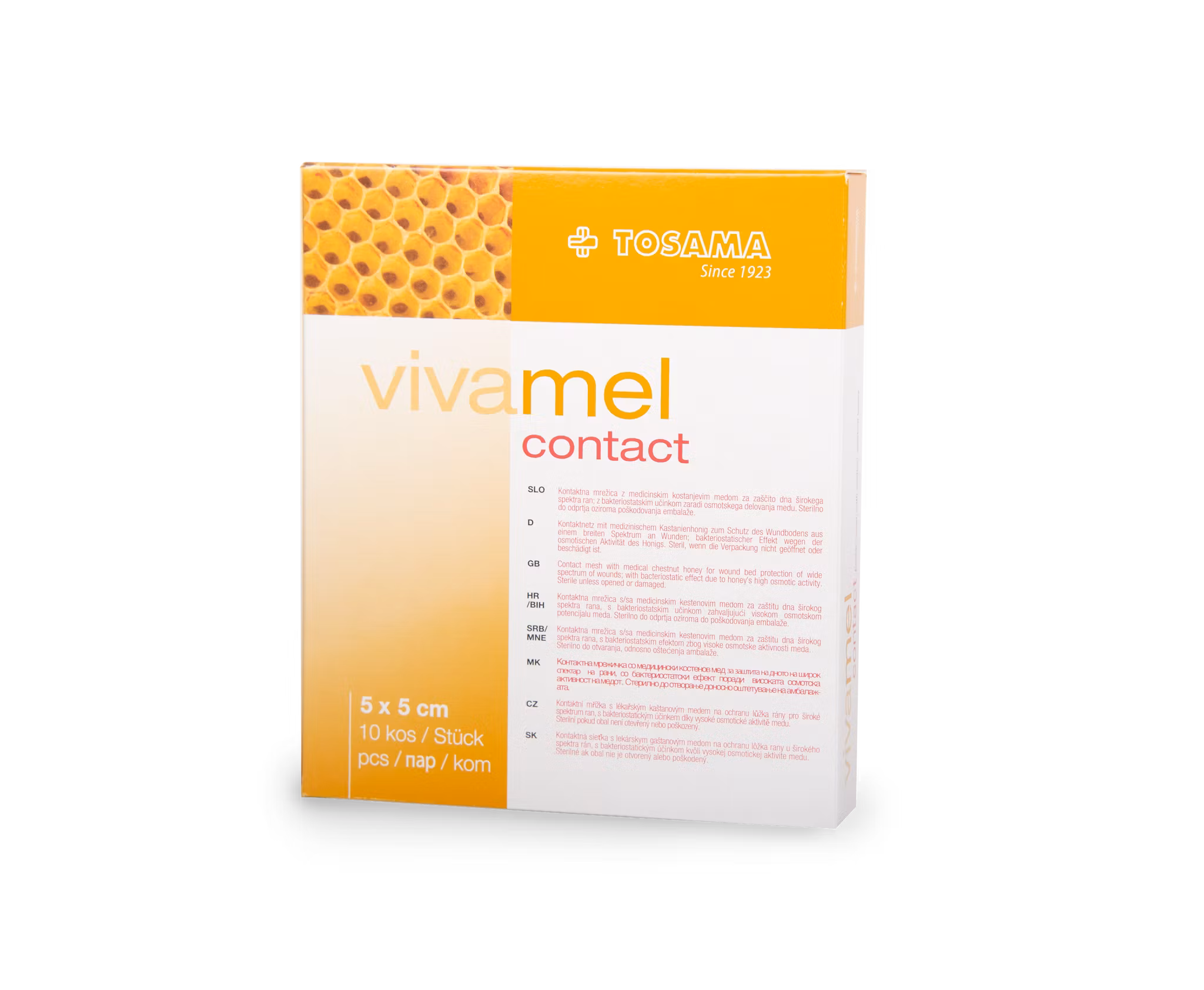 21103 Vivamel Contact sårkompress 5x5cm, 10-pack
