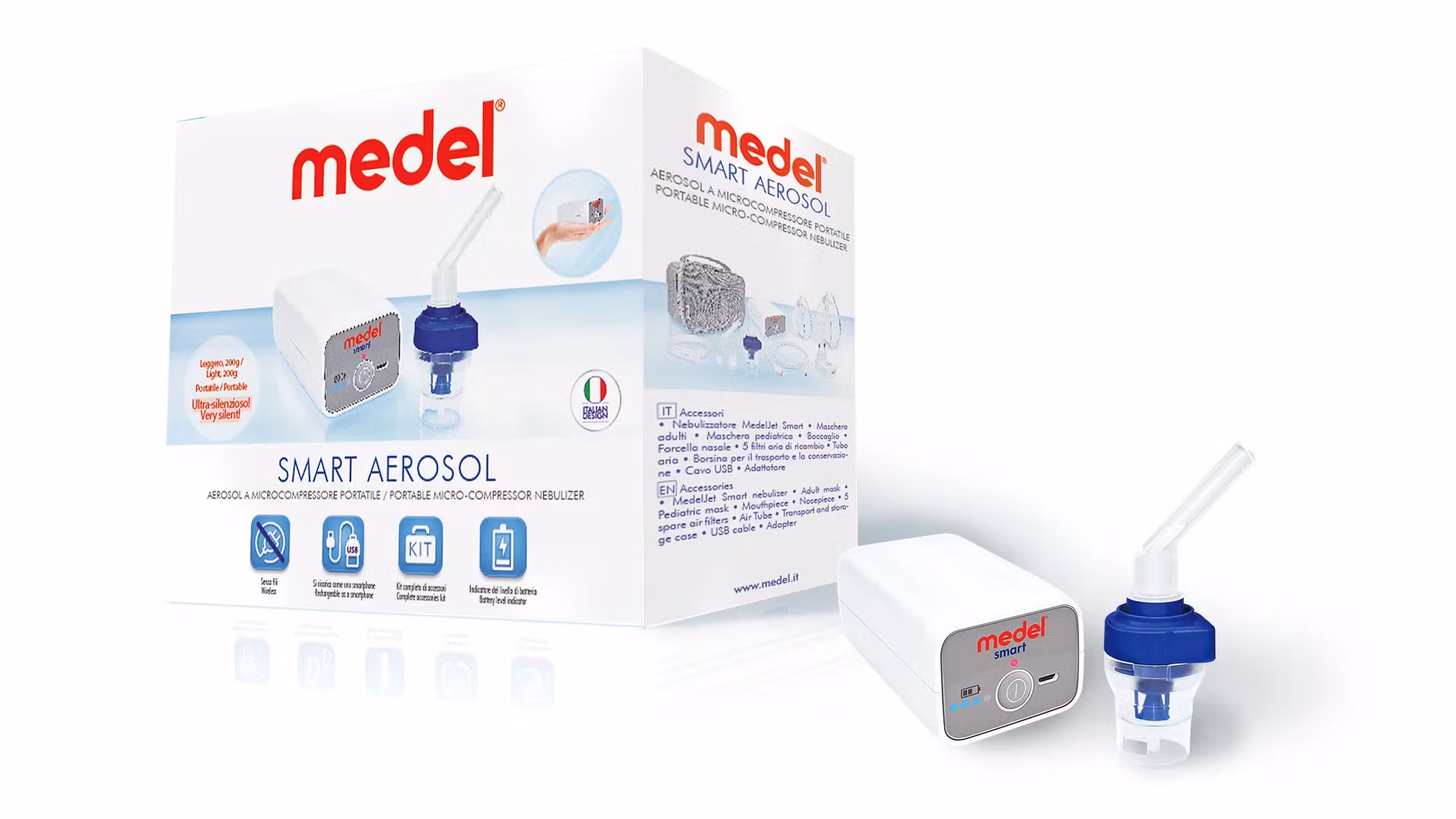 20201 Medel Smart, ultrakompakt inhalationsutrustning