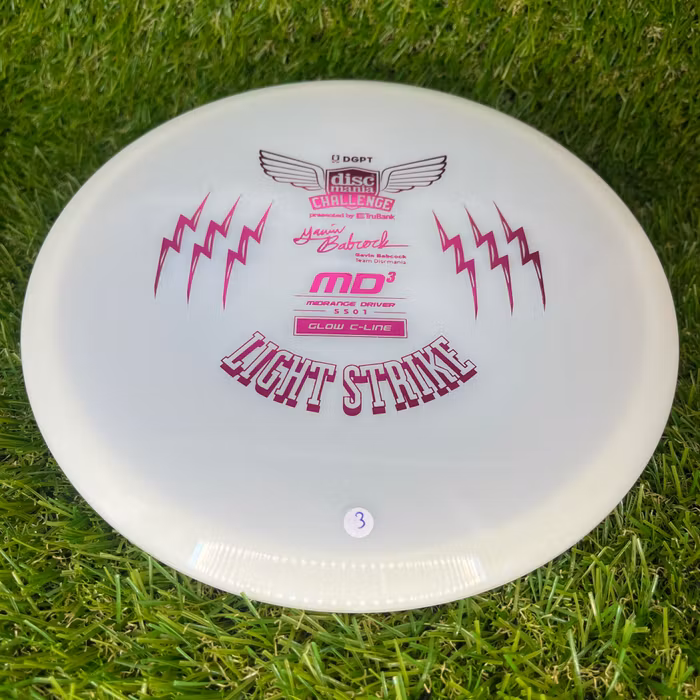 C-Line Glow MD3 Discmania Challenge Fundraiser Light Strike