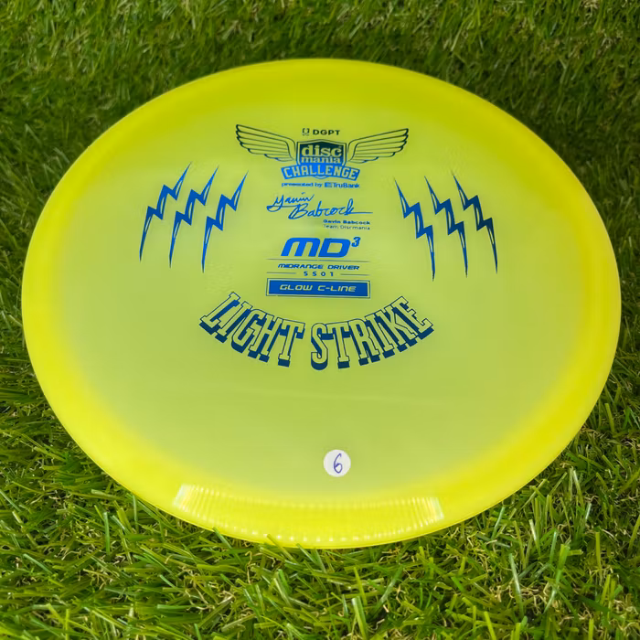 C-Line Glow MD3 Discmania Challenge Fundraiser Light Strike