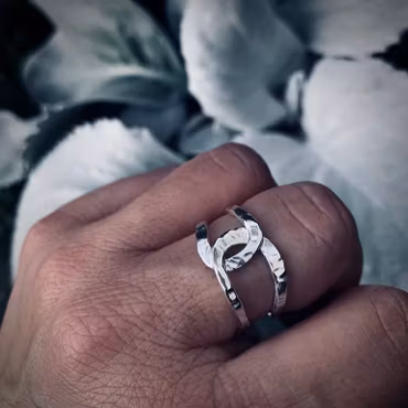 Silverring Tillsammans är vi starka