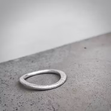 Silverring Perfekt operfekt 2mm