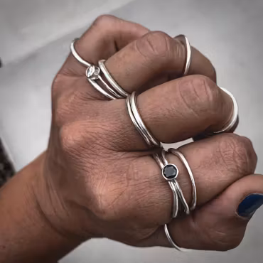 Silverring Perfekt operfekt 2mm