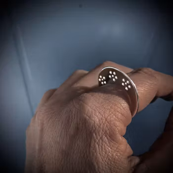 Silverring Tusensköna