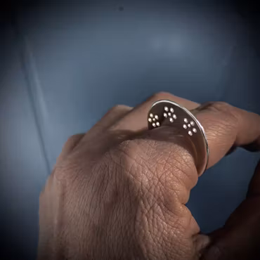 Silverring Tusensköna