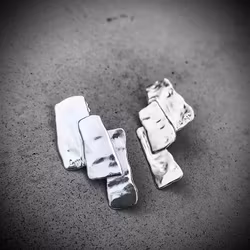 Silverörhängen Bricks of Life