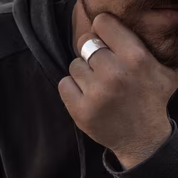 Silverring Perfekt operfekt 15 mm